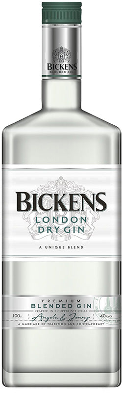 בקבוק ג'ין ביקנס 1 ליטר 'A UNIQUE BLEND' 'PREMIUM BLENDED GIN' אלכוהול לחתונה ואירועים|